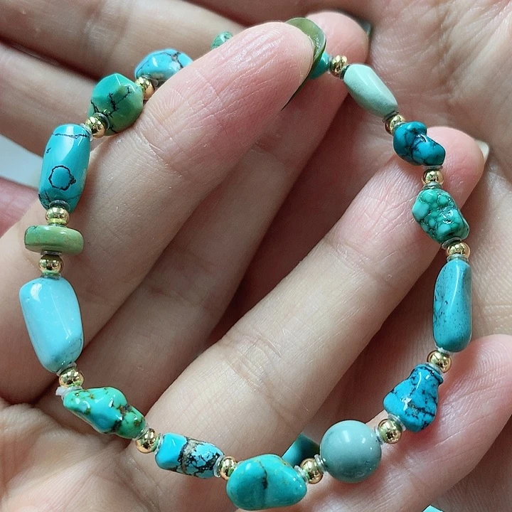 未镶嵌绿松石珠宝奇石