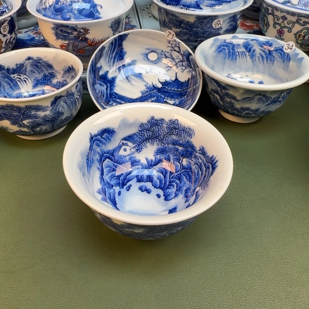 纯手工纯手绘茶具石头83