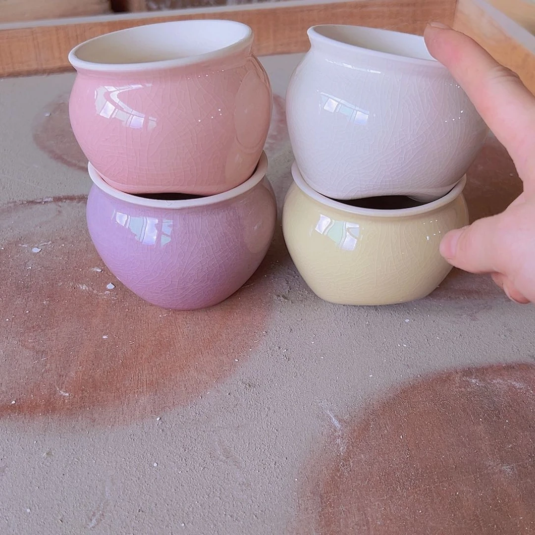 陶瓷花盆当场满12包邮