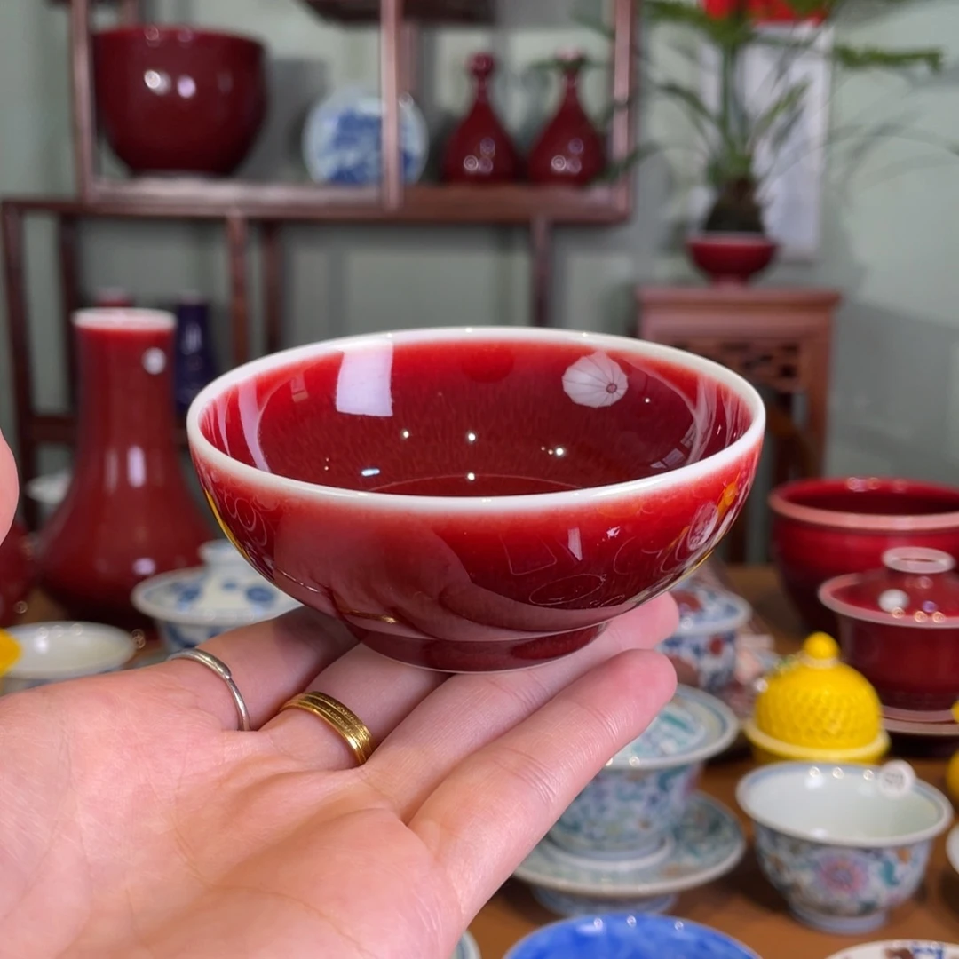 清欢雅玩原矿郎红福利普洱杯