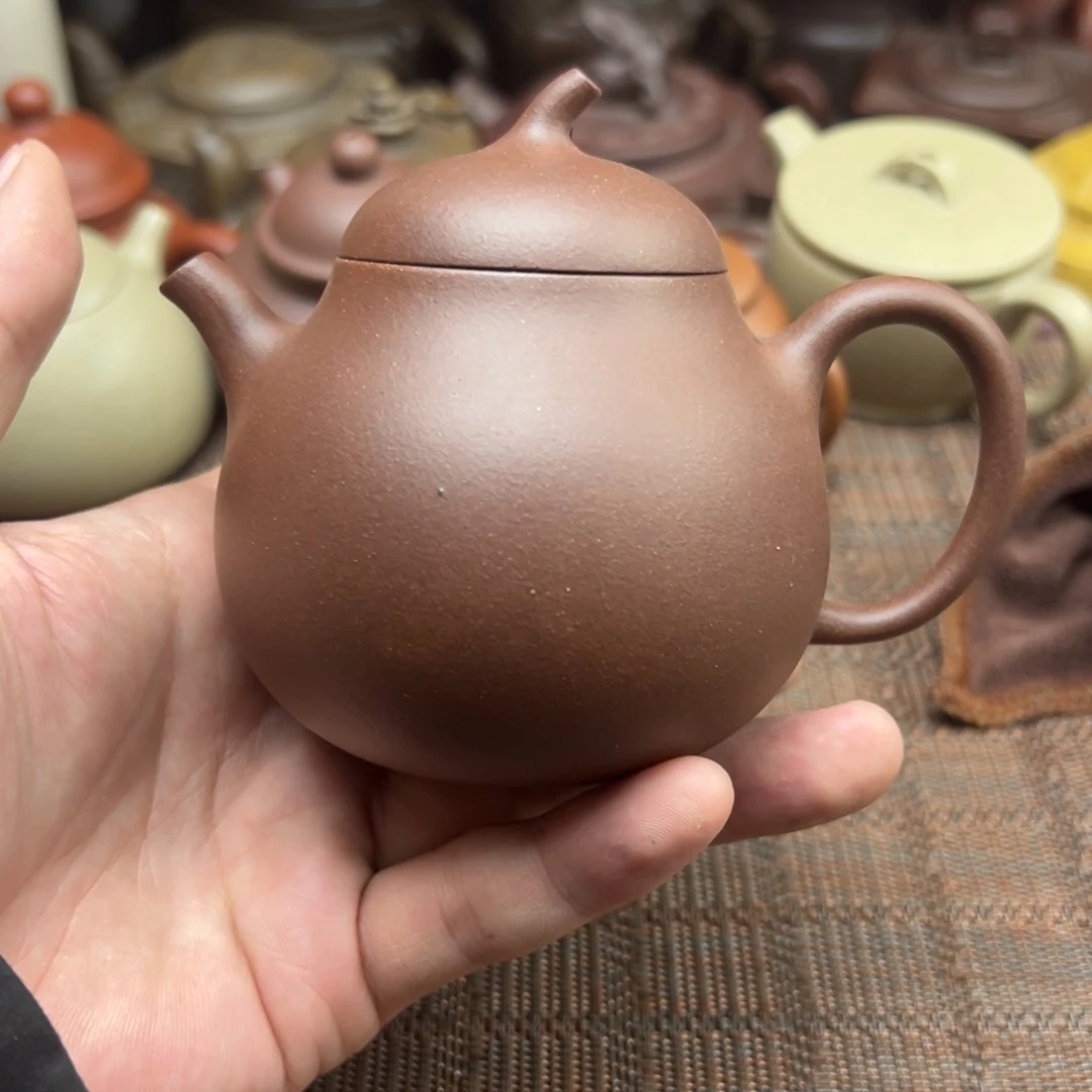 紫砂茶壶宜兴原矿紫砂壶200毫升容量