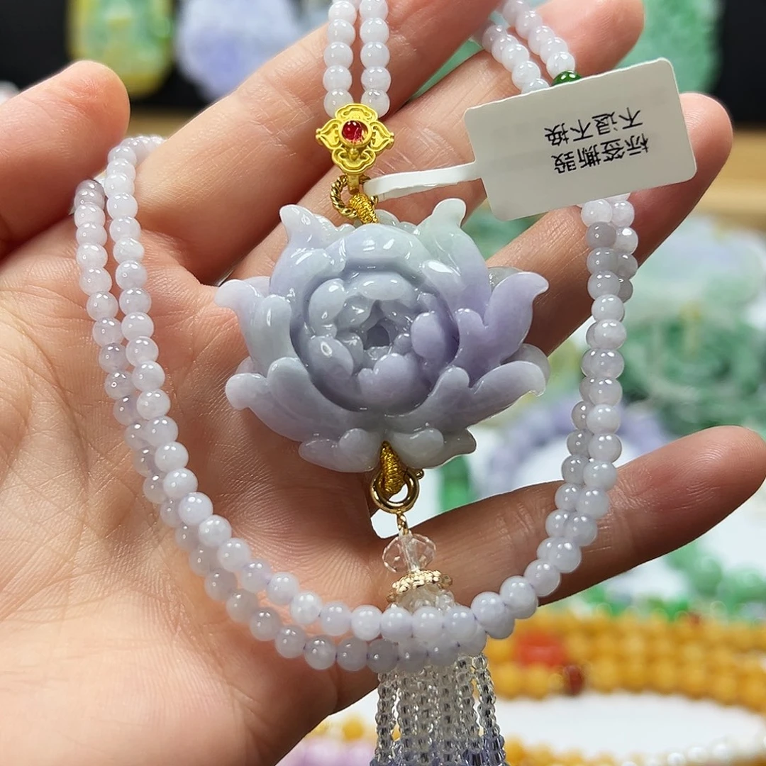 翡翠未镶嵌颈饰吊坠