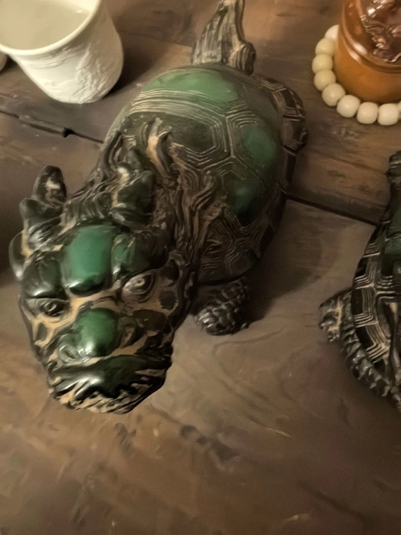 绿龙龟（流水摆件）