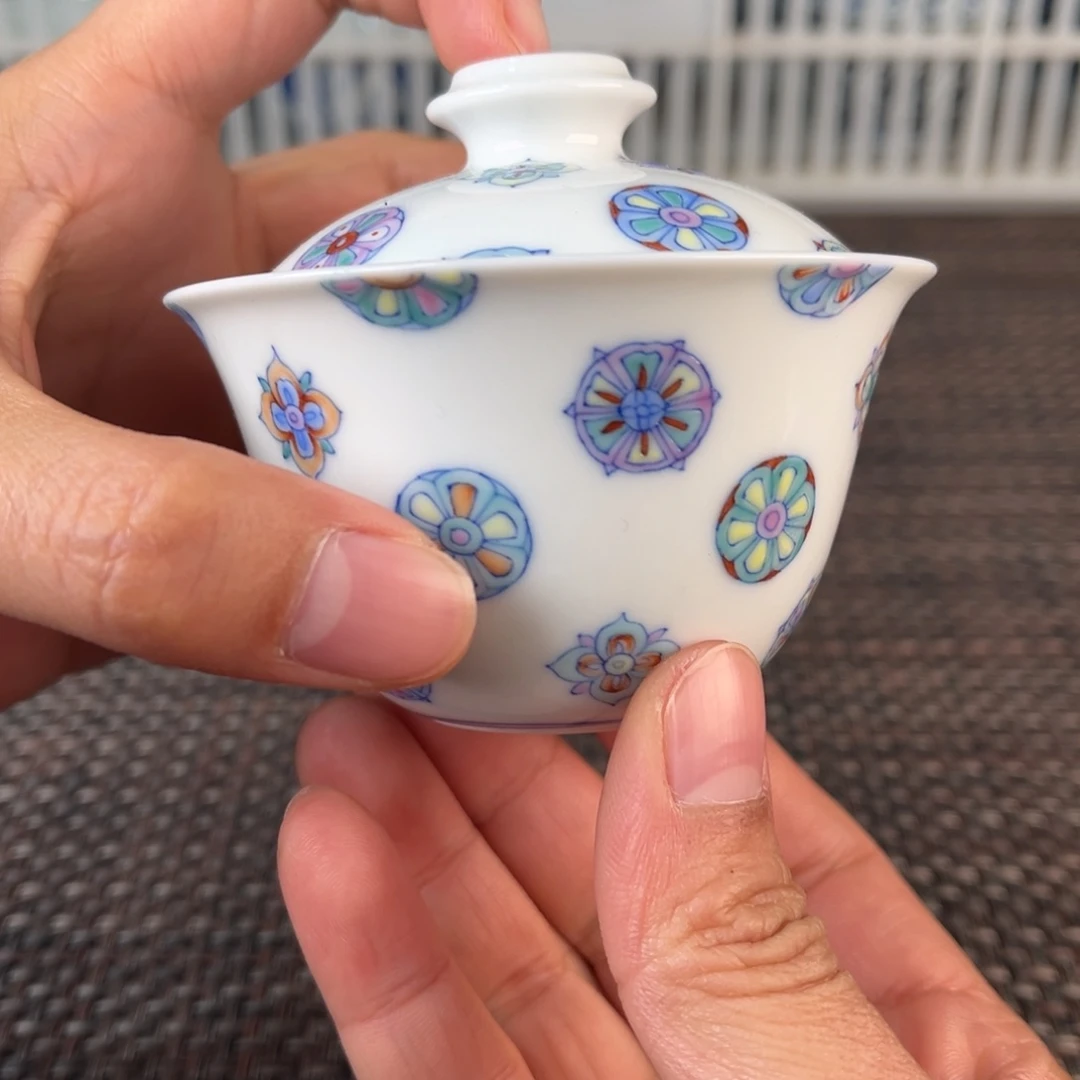 瓷片暴****鹅景德镇陶瓷艺术品