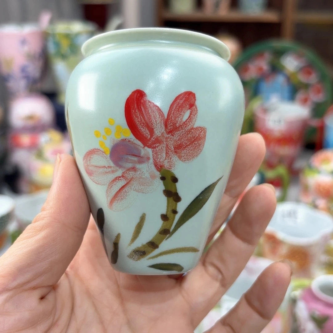 景德镇手绘高温釉下彩陶瓷茶具