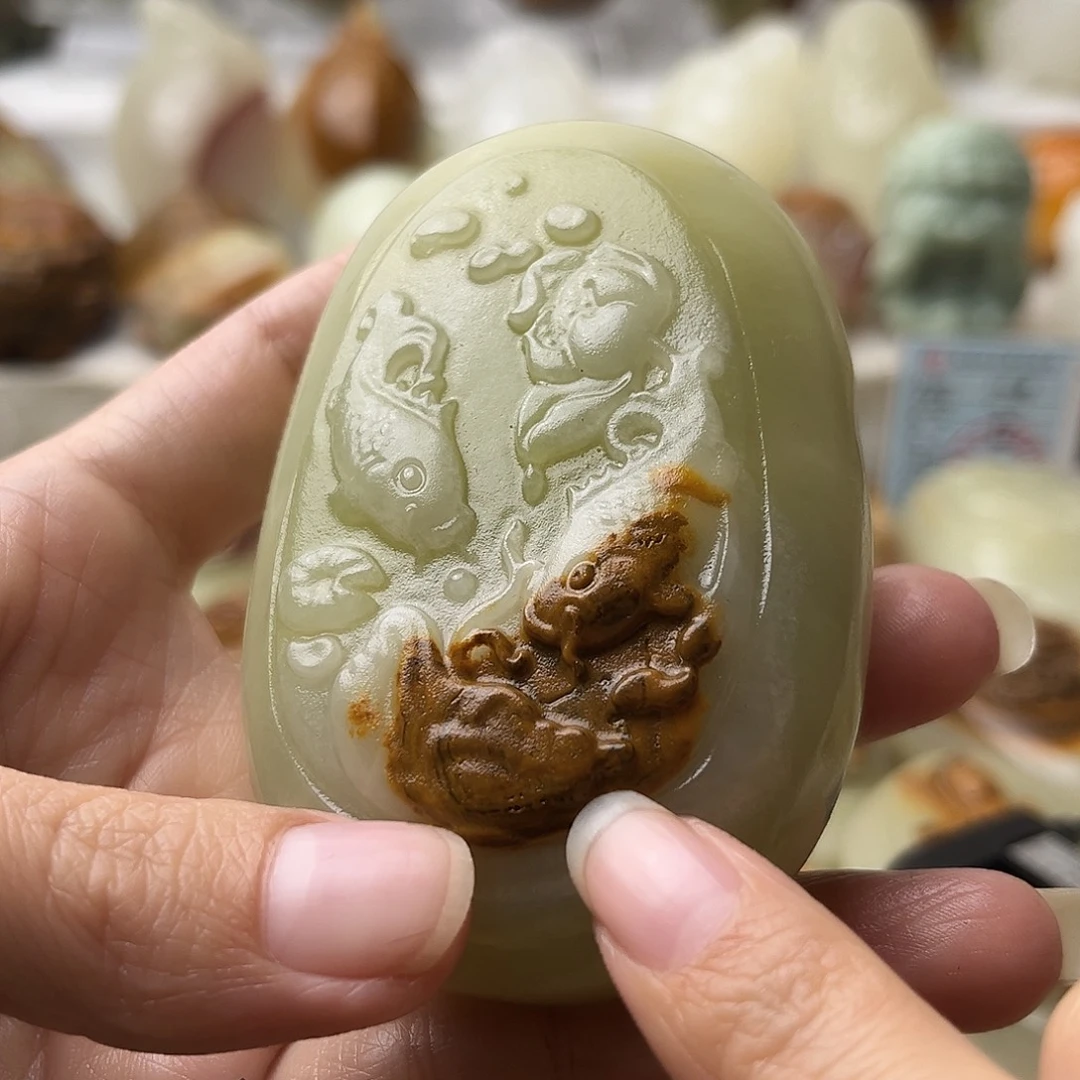 石材古青石不退换鱼