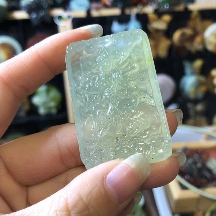 岫玉未镶嵌岫玉挂件