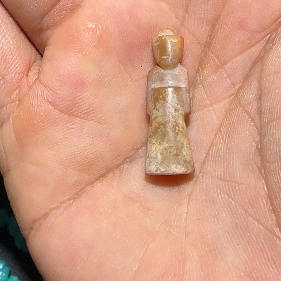 青***瓷和田玉（糖玉）未镶嵌挂件