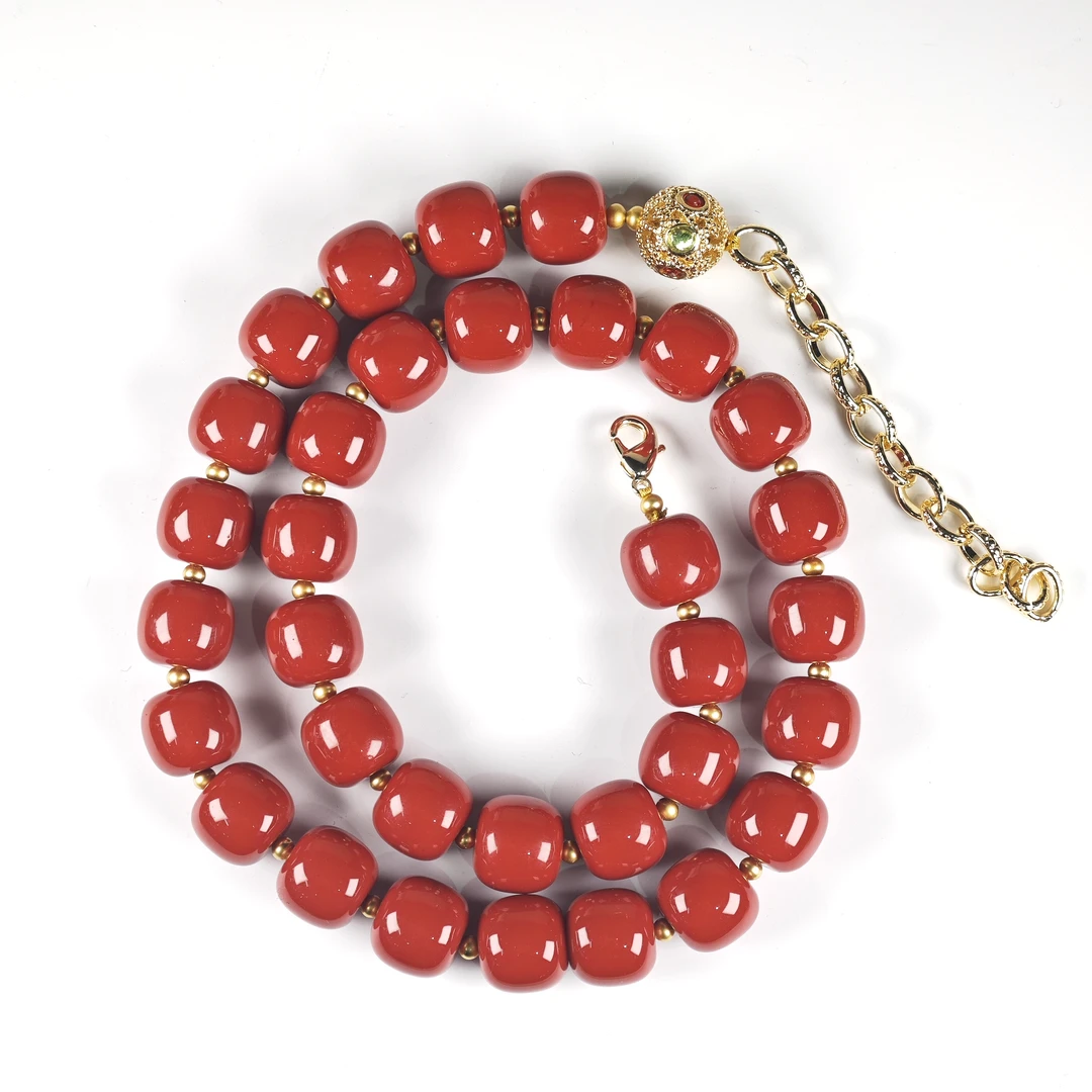 X014 精美项链老型珠锁骨链