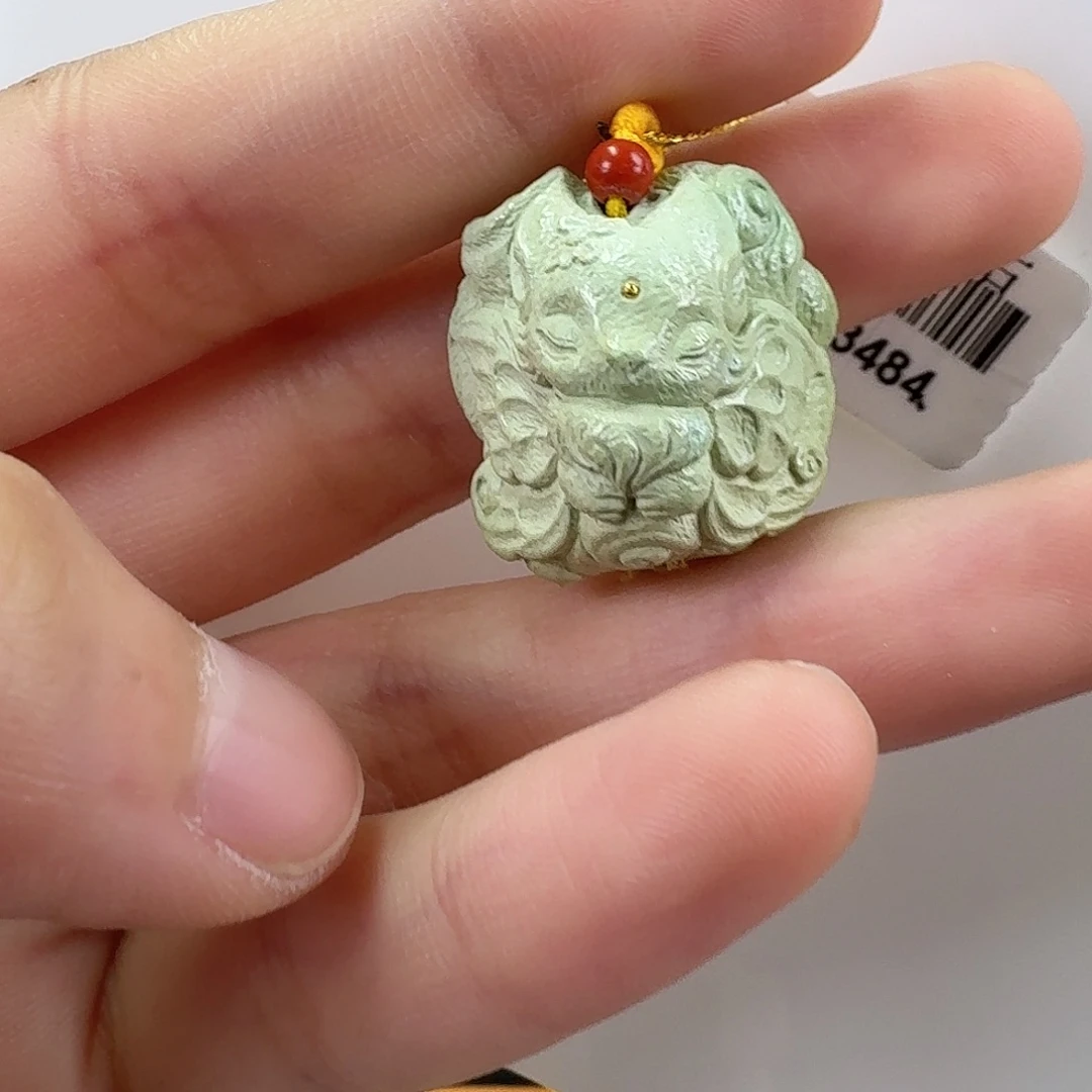 绿松石未镶嵌挂件