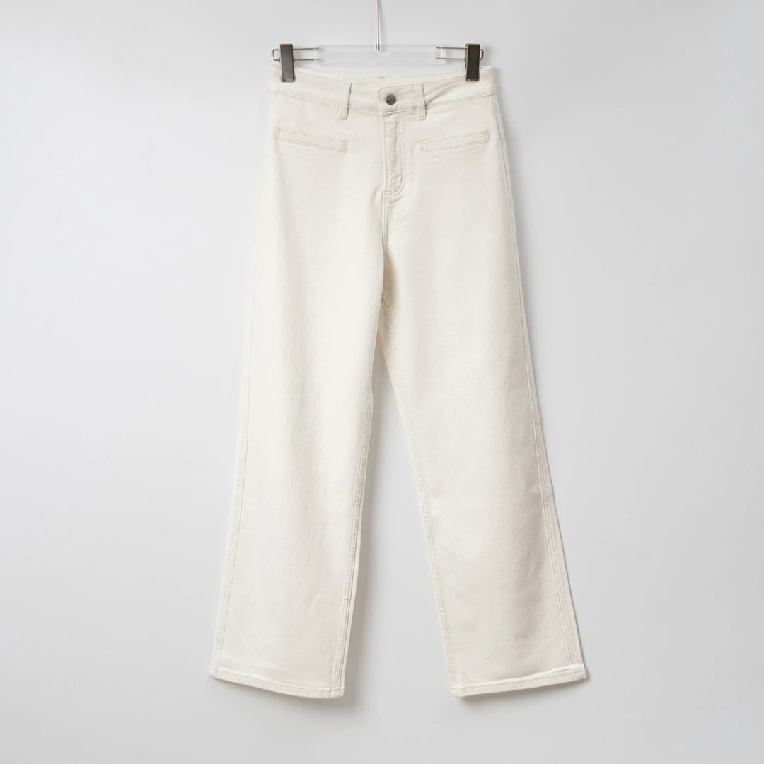 2025早秋新品经典时尚百搭牛仔裤宽松显瘦有型修身直筒裤女JN8681