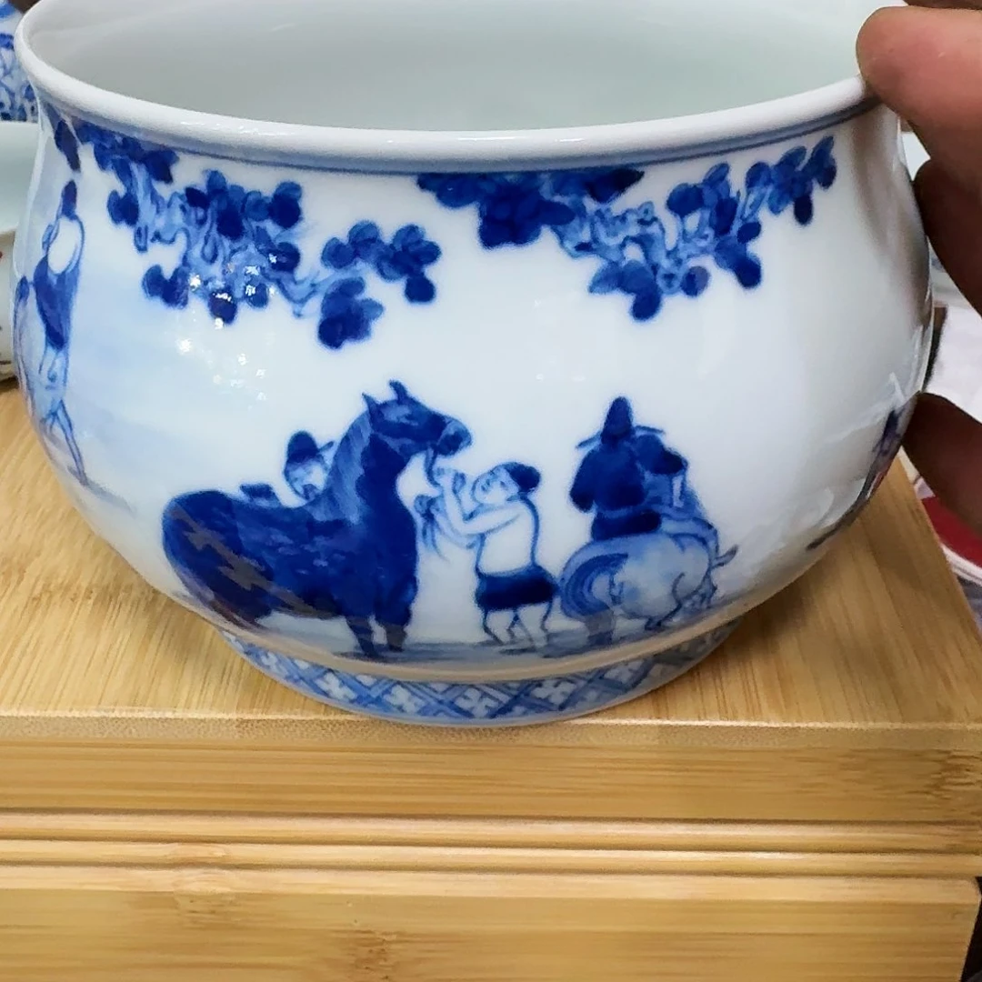 瓷片不**懂现代景德镇陶瓷手绘茶具