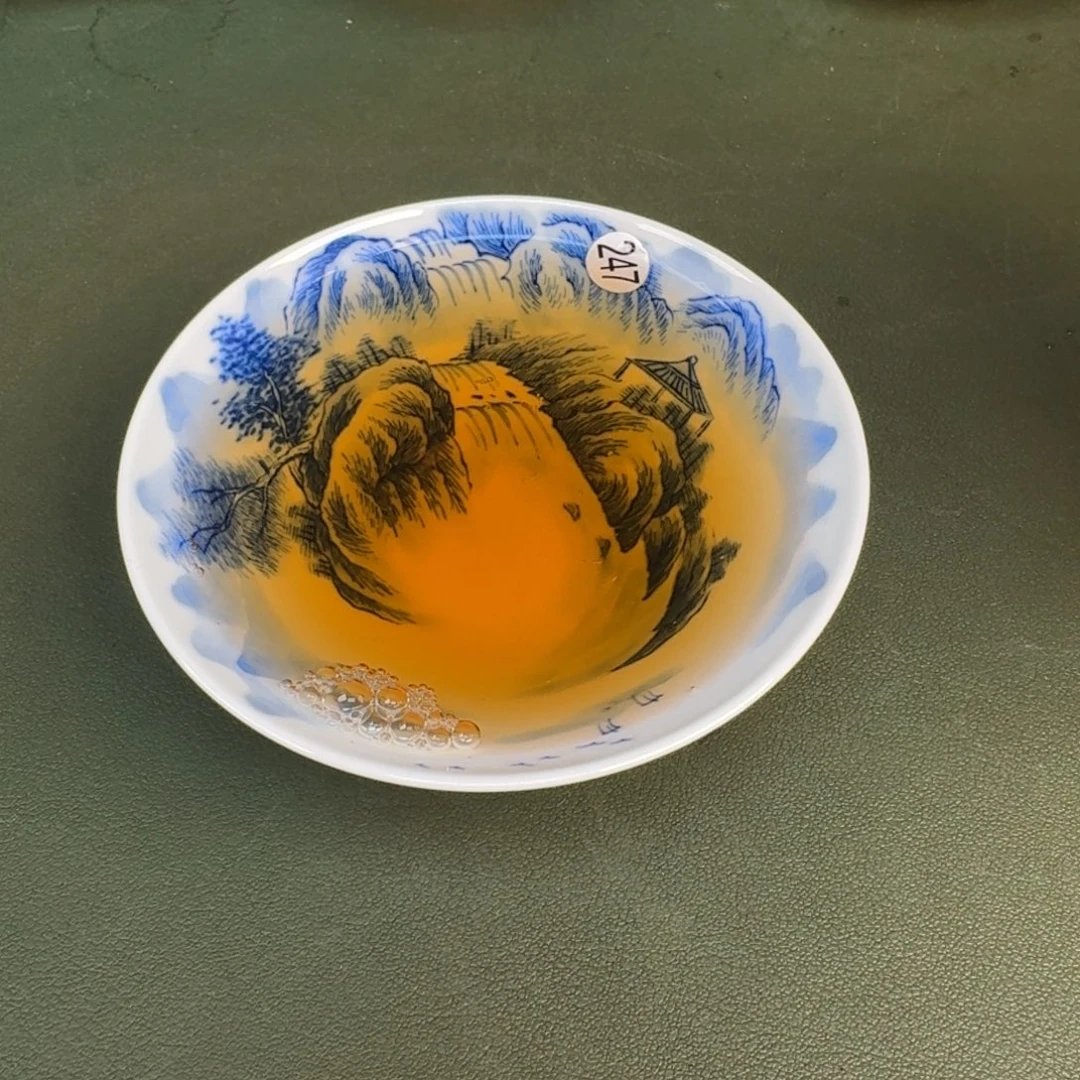 瓷景德镇纯手绘茶具圆圆247