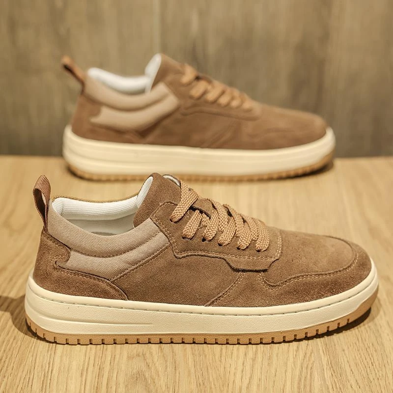 春夏季男鞋2025新款地心引力德训鞋男士复古板鞋厚底增高百搭潮鞋