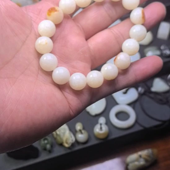和田玉（糖玉）未镶嵌手链