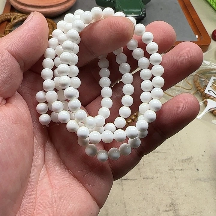 白玉菩提吊坠白色8889