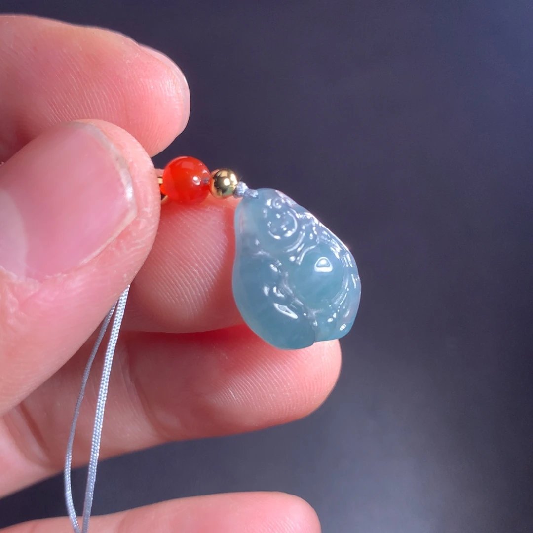 翡翠未镶嵌颈饰天然A货翡翠时尚气质女款吊坠挂坠