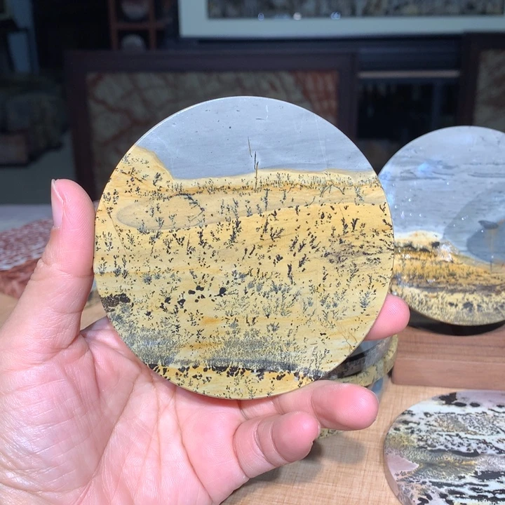 ，广西国画石摆件，收藏观赏