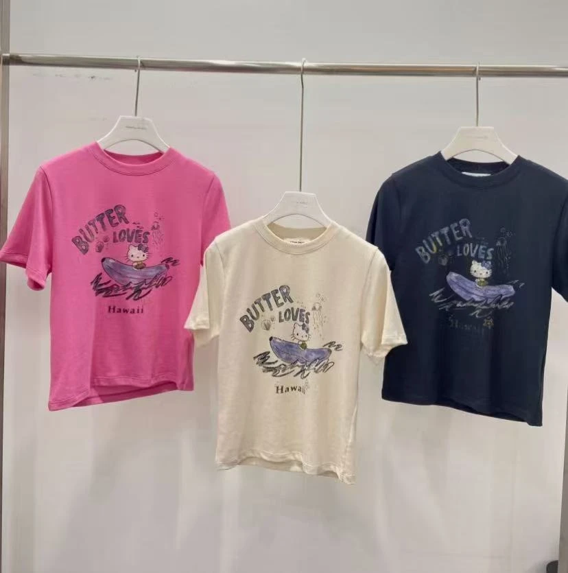 【奈野喜】韩国正品代购 /butter香蕉船 kt卡通短袖T【NO退NO换】