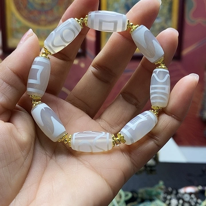 玛瑙/玉髓合金颈饰