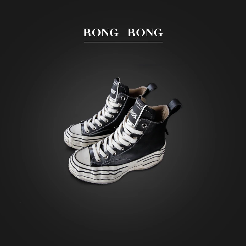 溶溶J【高街女孩】RONGRONG  高帮百搭鞋子0807-1-2.12 XEE