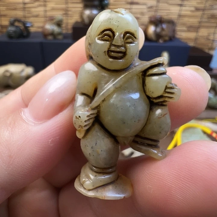 未镶嵌和田玉（糖玉）挂件