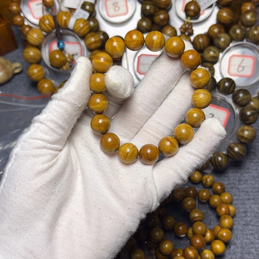 猪***香楠木（金丝楠）手串/手链枯木1.2水波59