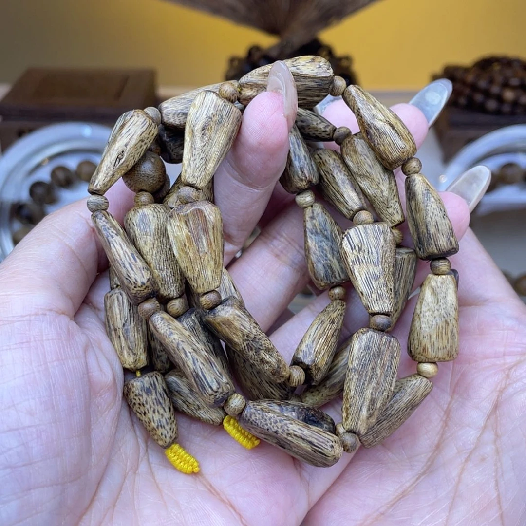 【闪购商品】沉香手串木*木芽庄绿棋楠