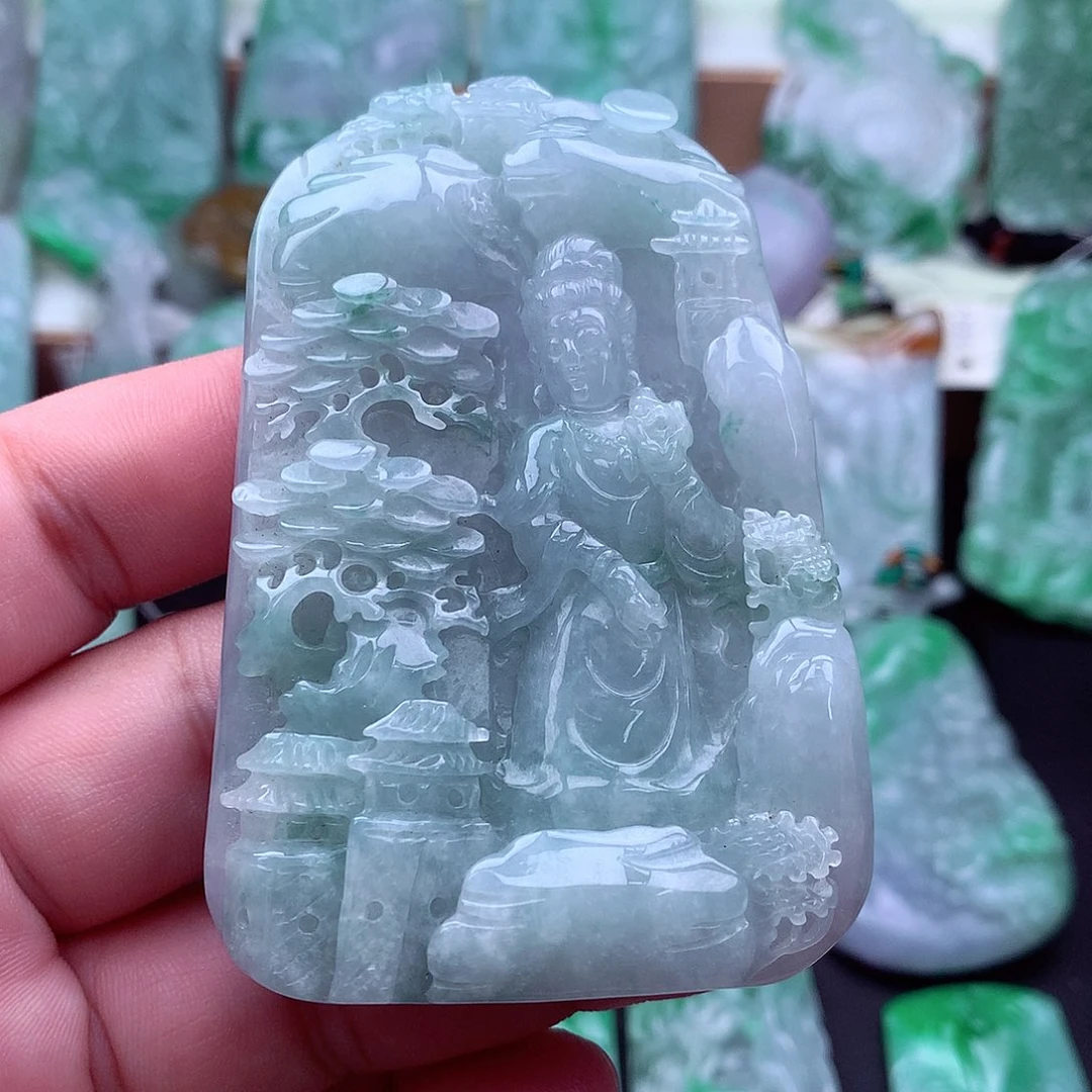 吊坠(不含链)未镶嵌翡翠