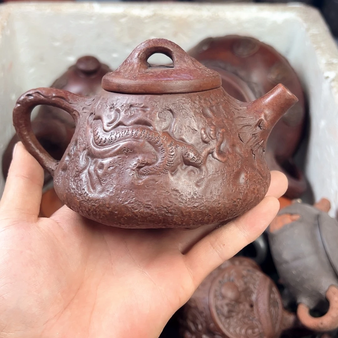茶壶紫砂宜兴原矿紫砂壶300毫升容量