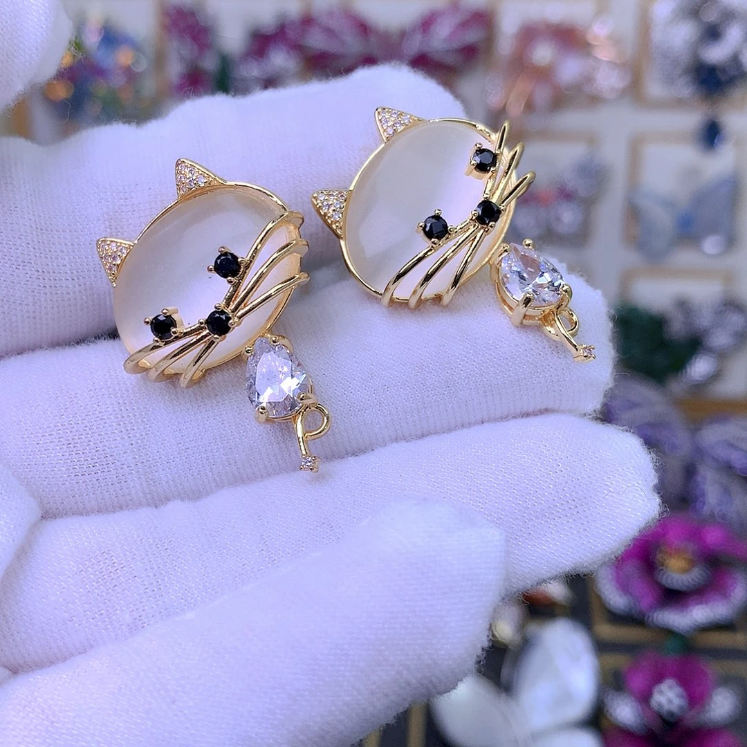 合成立方氧化锆铜刺马针2个