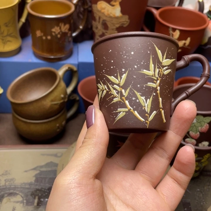 紫砂茶杯紫砂正主人杯