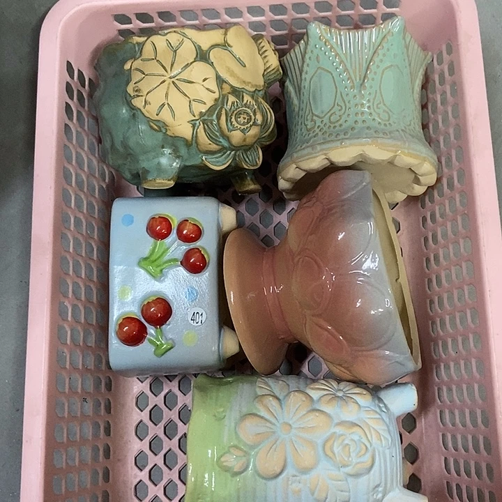 花盆单场满9.9发货瑕疵捡漏五个401