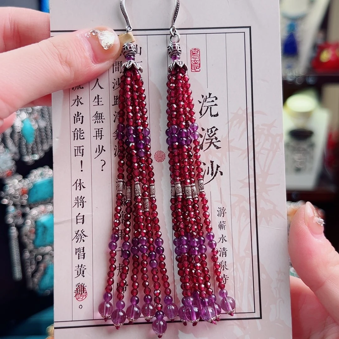 925银珐琅锦钰原创设计款式耳环