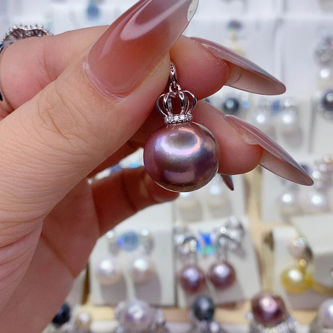 吊坠(赠链)银S925镶嵌淡水珍珠15➕