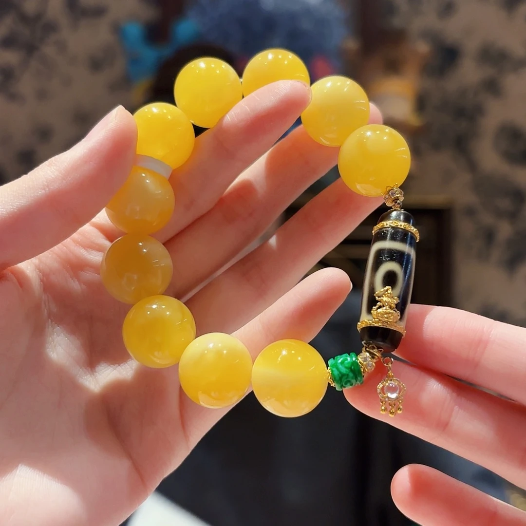 手链蜜蜡未镶嵌手串