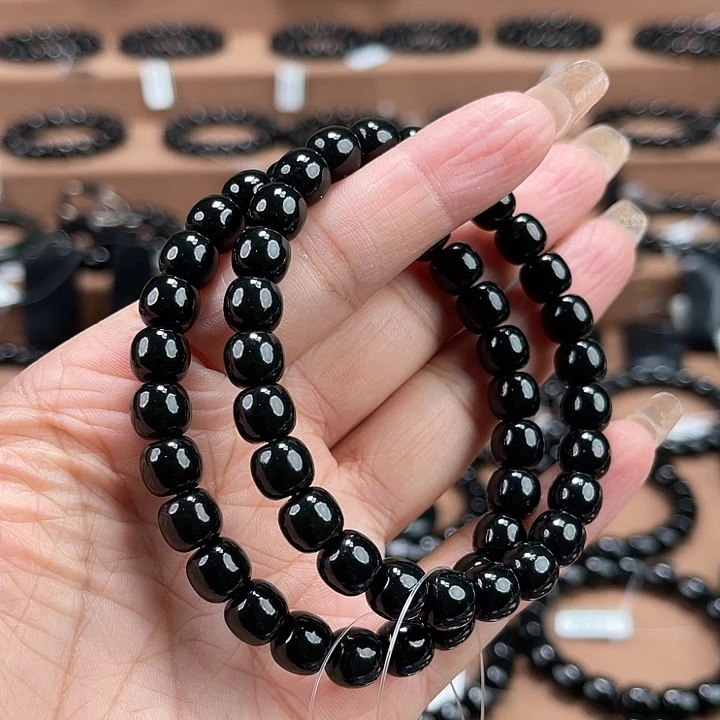 钝***角和田玉未镶嵌手链