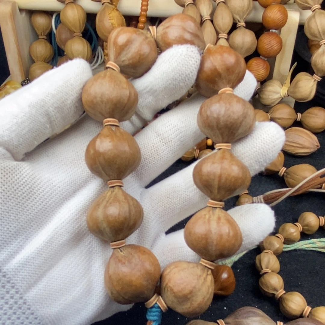 红***豆手串/手链橄榄核2322三花大蒜头11颗