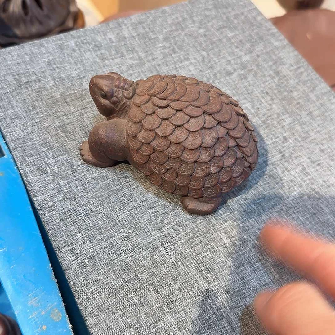 紫砂茶宠雕塑瑕疵茶宠