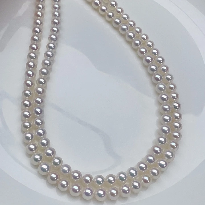 淡水珍珠银S925镶嵌颈饰