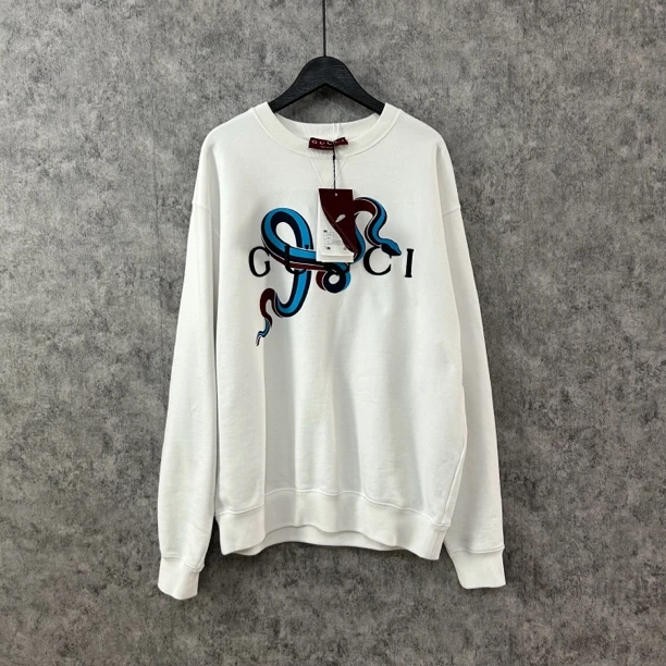 未使用 GUCCI/古驰 古驰白色圆领卫衣