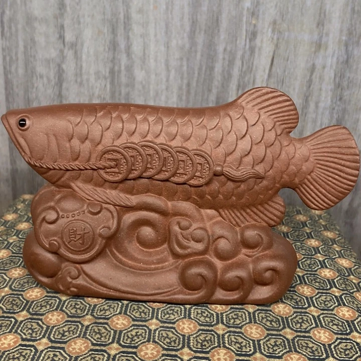 f***m茶盘紫砂紫砂茶宠金龙鱼