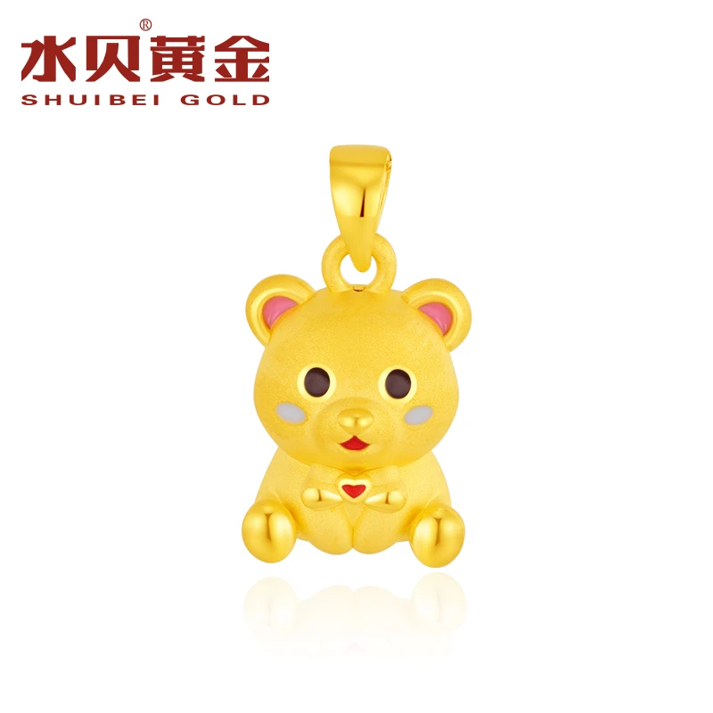 水贝黄金黄金小熊足金-HJXX