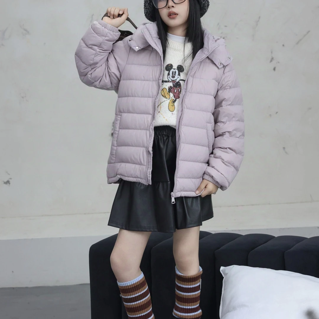 童装女童男童秋冬羽绒服儿童轻薄羽绒内胆中大童洋气外套