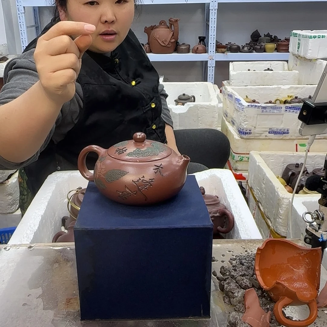 紫砂茶壶宜兴紫砂壶瑕疵处理