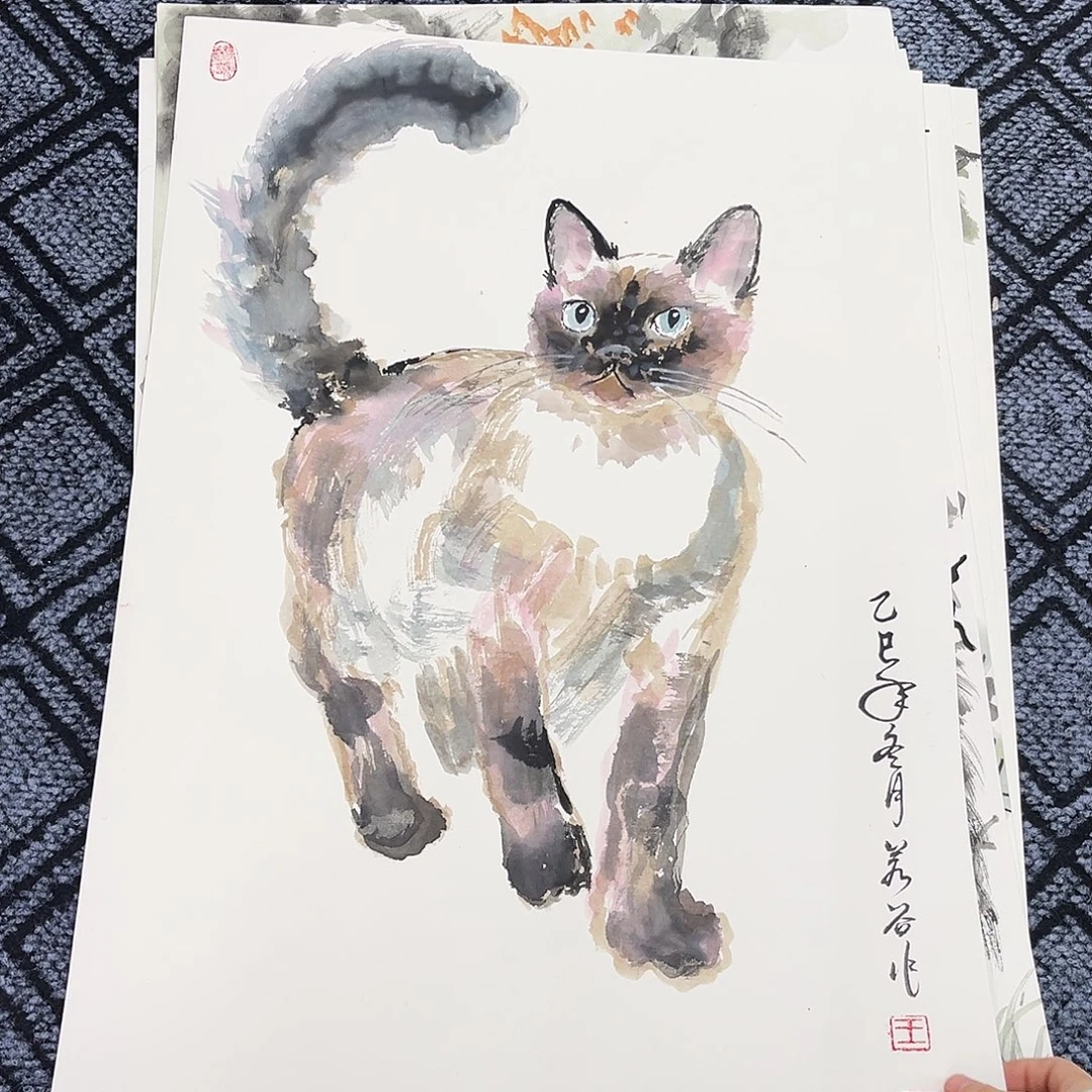 国画45.66花鸟作品