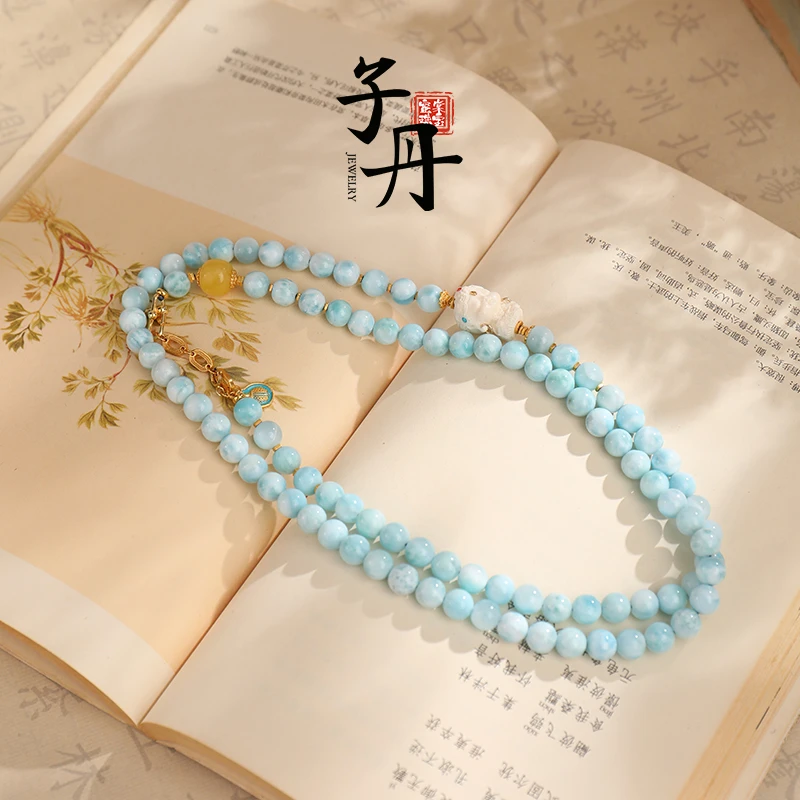 【子丹】海纹石DIY项链（多样性发） C4-219