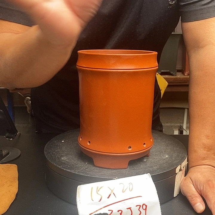 紫砂花盆货号一只ZJ39
