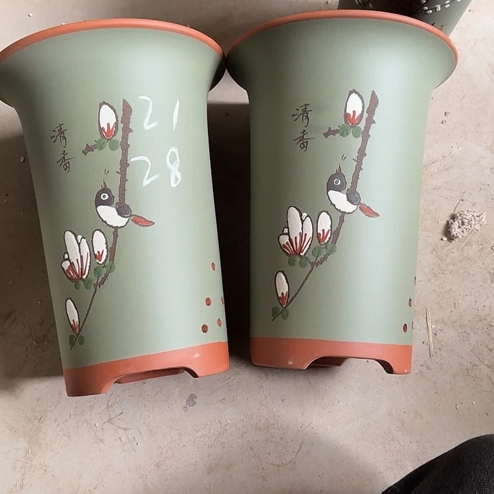 宜兴紫砂兰花盆盆