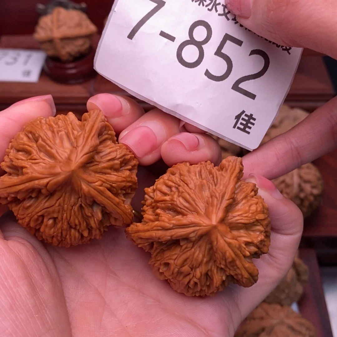 文玩核桃把件43虎头奔